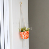 Macrame Plant Holder - offwhite